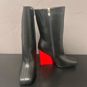 Azalea Wang Mid-Calf Chunky Boot